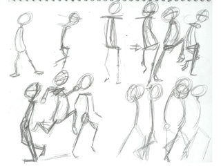 Personality Walk Sketches 01